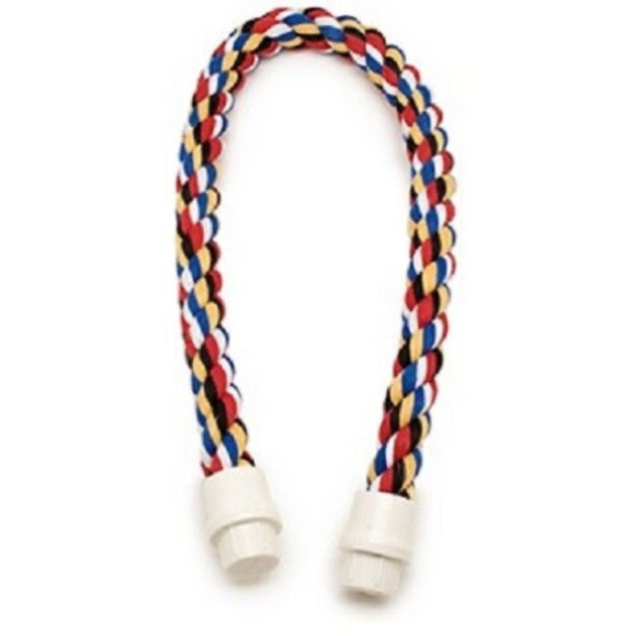Booda Byrdy Comfy Flexible Perch Bird 21" X5/8 Small Preening Bird Toy Rope bend - Picture 1 of 1